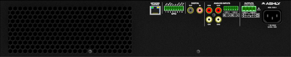 FX 500.2 2CH NETWORK POWER AMP W/DSP, 4 INPUTS, 2X500W @ 2/4 OHMS, 2X400W @ 8OHMS, 1X1000W @ 70V/100V, 2RU
